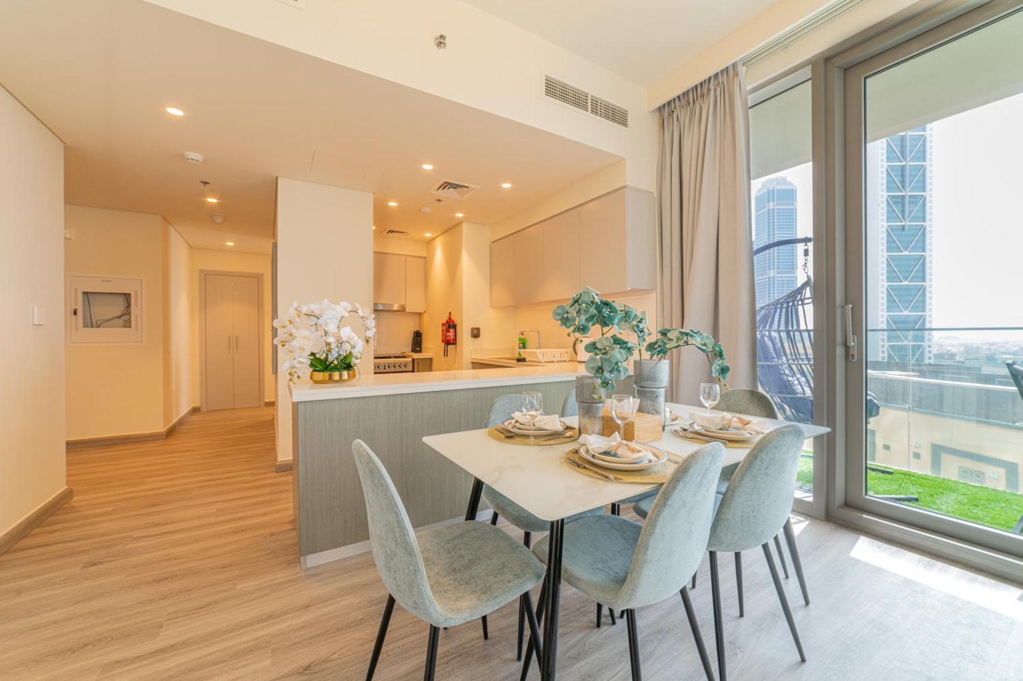 First Class 2Br With Full Dubai Boulevard View 외부 사진