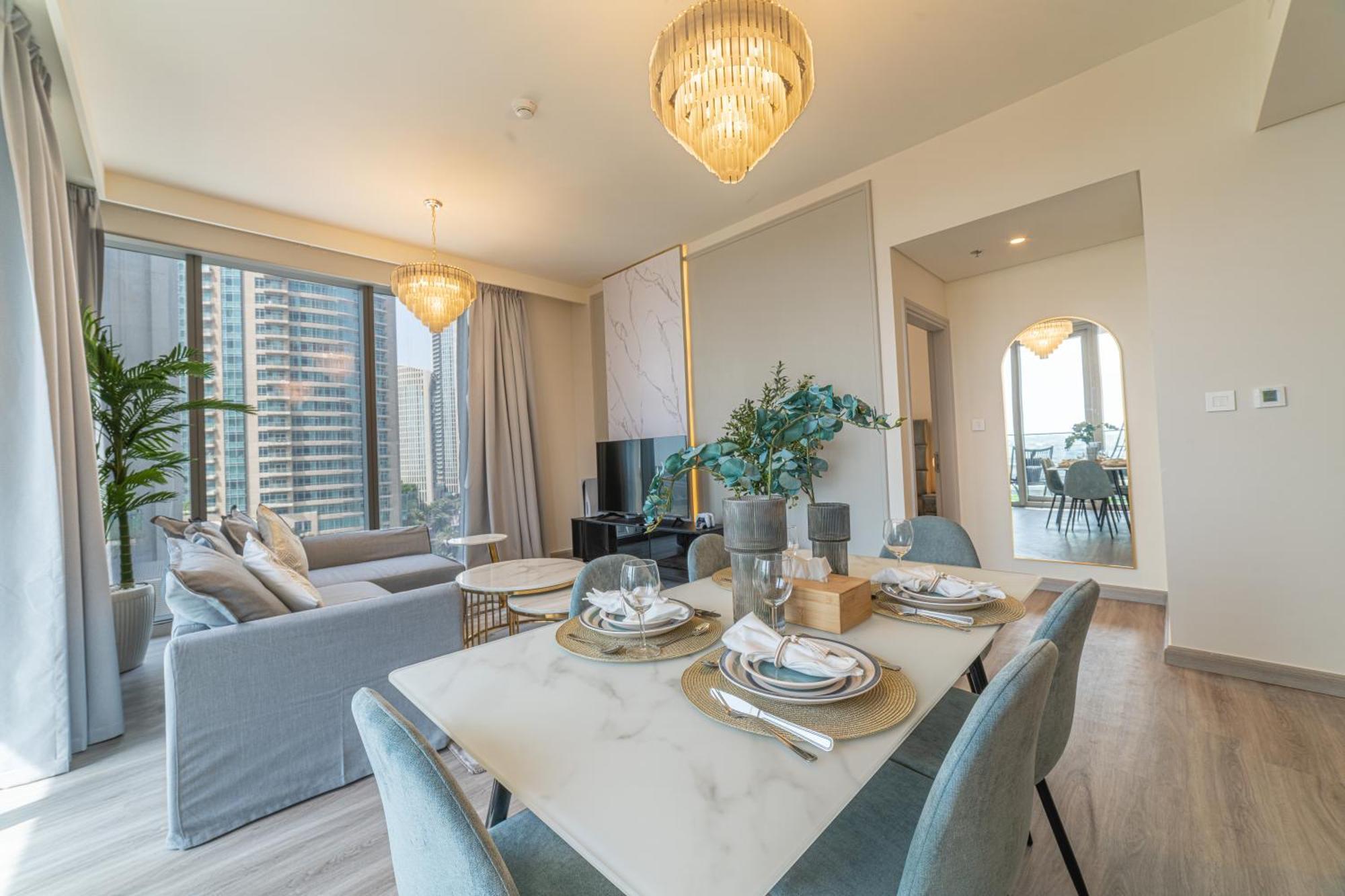 First Class 2Br With Full Dubai Boulevard View 외부 사진