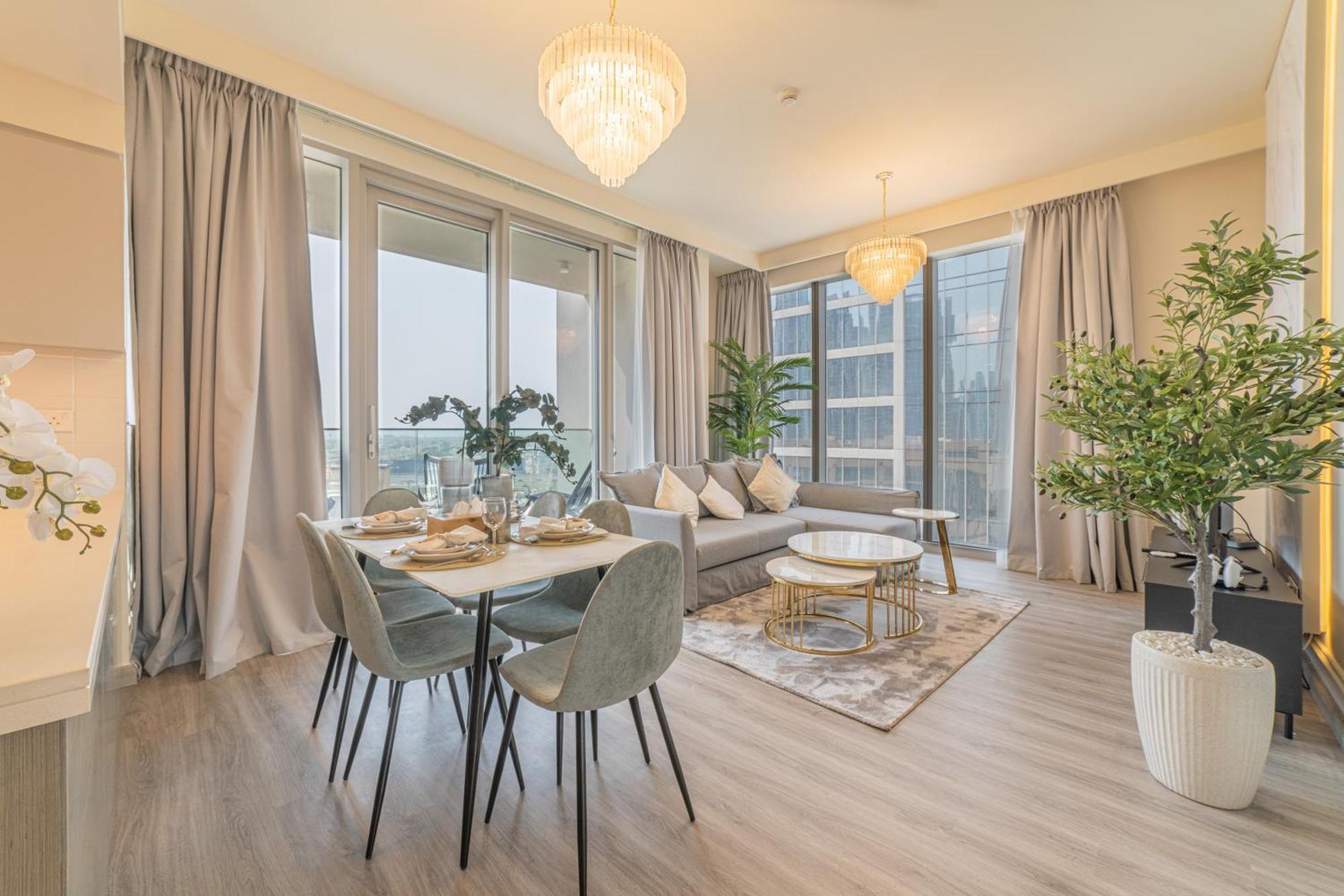 First Class 2Br With Full Dubai Boulevard View 외부 사진