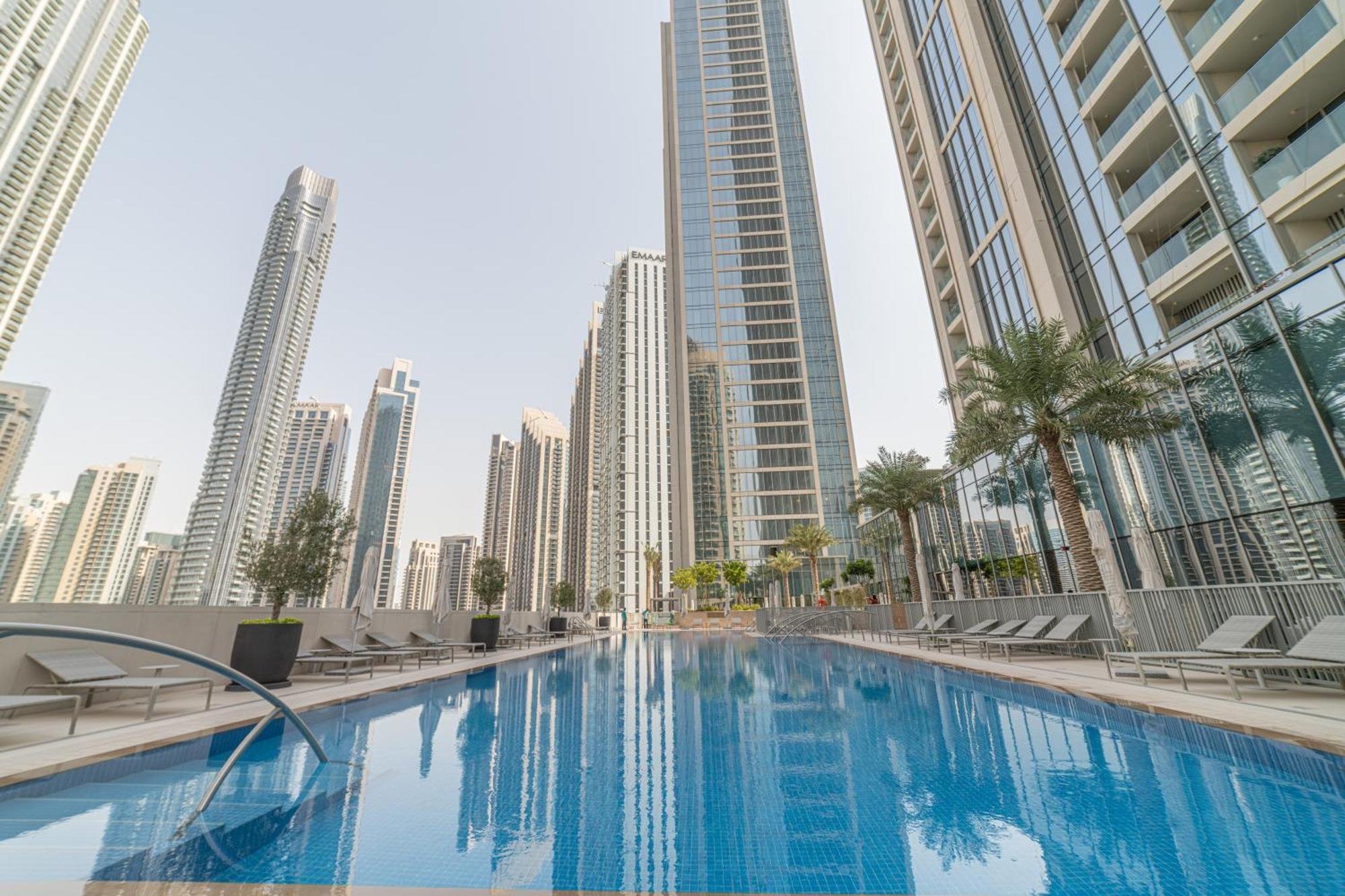First Class 2Br With Full Dubai Boulevard View 외부 사진