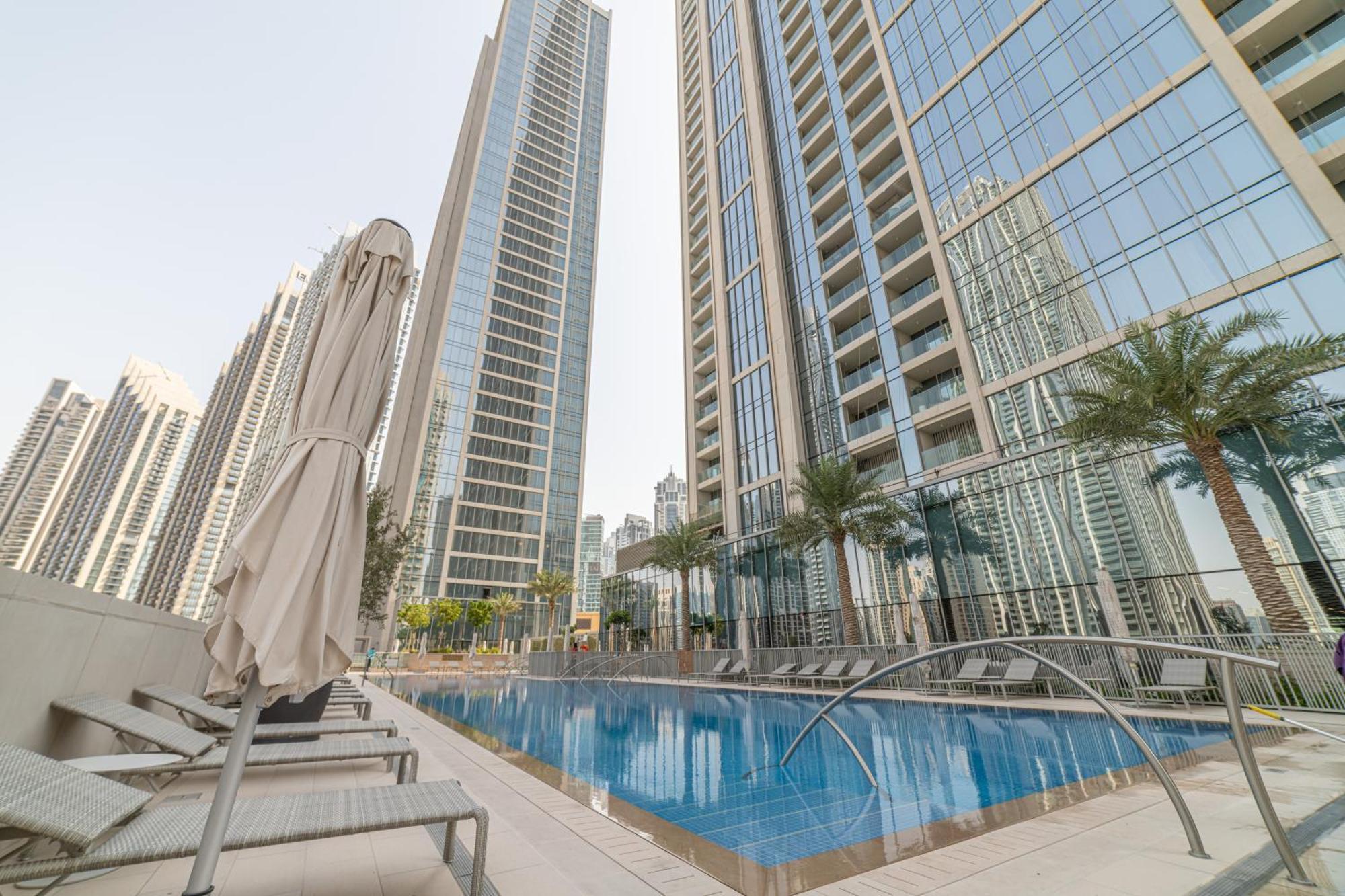 First Class 2Br With Full Dubai Boulevard View 외부 사진
